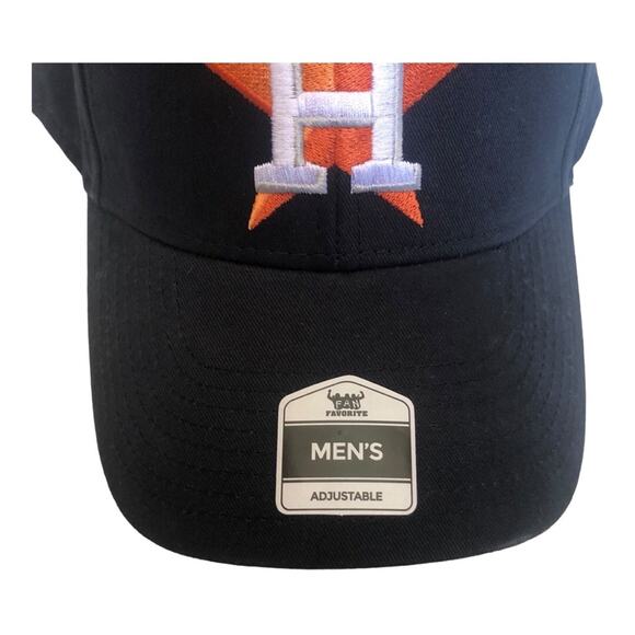 Fan Favorite NWT MLB Houston Astros Men’s Black Adjustable Cap - Picture 4 of 15